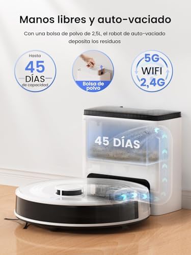 LEFANT M2 Plus para mascotas, alta potencia 6000Pa, evolución automática, ideal para pelo de animales