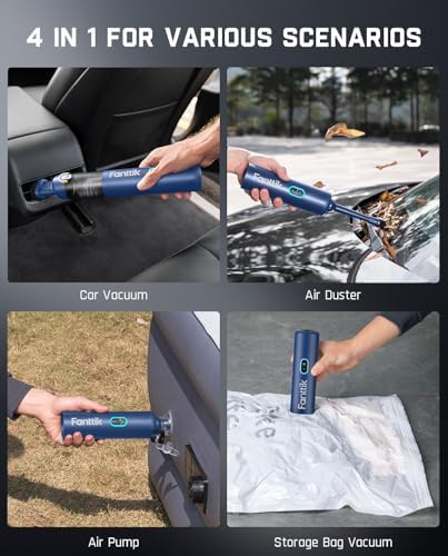  Fanttik Slim V8 Apex Aspirador de Mano Inalámbrico para Coche - Alto Potencial de Succión y Carga Rápida USB-C
| Fantti