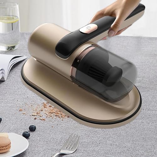 Aspirador de Colchón Sin Cable | Para Eliminación de Pelo de Mascotas | Portátil 68W 100mbar | Ideal para Colchón, Sofá 