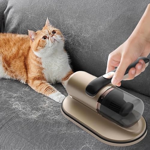 Poderoso Genérico Vacú de colchón 68 W | Aspirador de Cama de Mano para Eliminar Pelos y Polvo de Mascotas | Aspiradora 